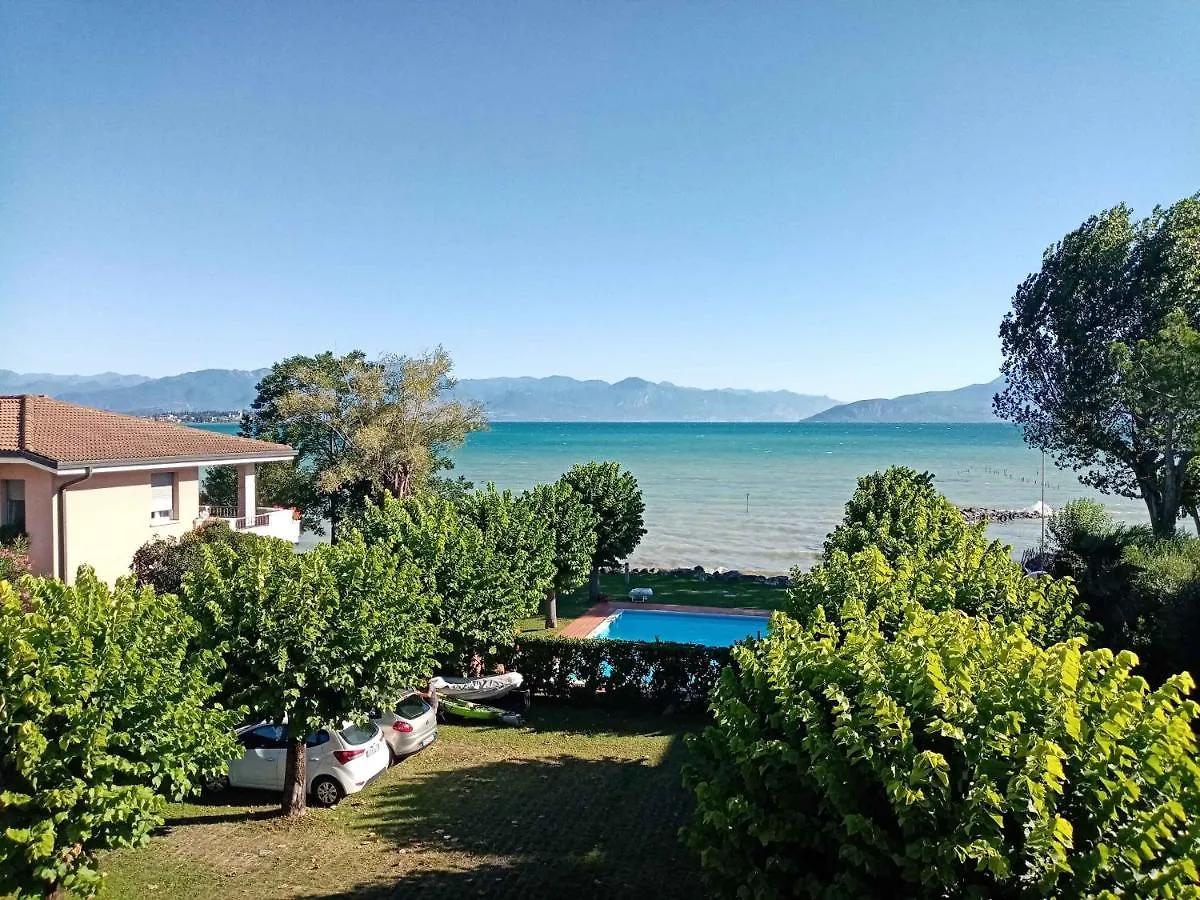 西尔米奥奈Casa Lugana 10 - Monolocale Con Piscina Direttamente A Lago公寓